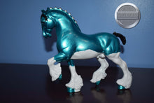 Load image into Gallery viewer, Custom Decorator Splash Aqua Shire-Shire B Mold-Breyer Classic