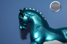 Load image into Gallery viewer, Custom Decorator Splash Aqua Shire-Shire B Mold-Breyer Classic