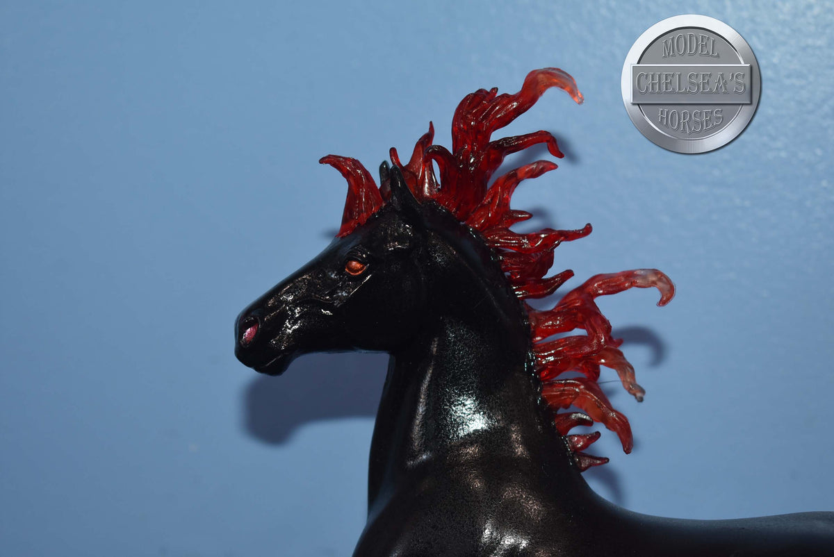 Custom Flame Hackney Pony-Breyer Traditional – Chelsea's Model Horses