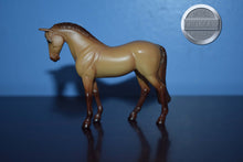 Load image into Gallery viewer, Dun with Chocolate Points-Standing Thoroughbred Mold-Breyer Stablemate