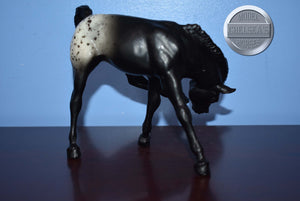 Black Appaloosa Scratching Foal-Vintage Scratching Foal Mold-Breyer Traditional