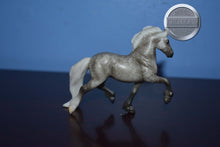 Load image into Gallery viewer, Dapple Grey Freisian from Stablemates Gift Collection-Freisian Mold-Breyer Stablemate