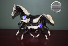 Load image into Gallery viewer, Salt and Pepper-Vintage Club Exclusive-Running Mare and Running Foal Mold-Breyer Traditional