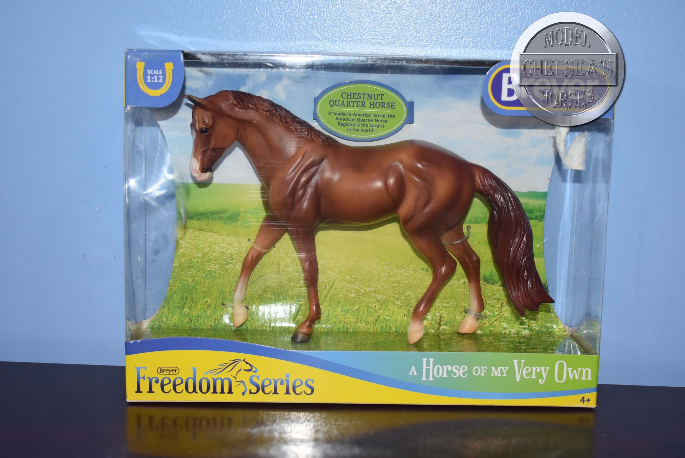 Chestnut Quarter Horse-Quarter Horse Gelding-New in Box-Breyer Classic