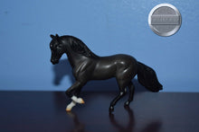 Load image into Gallery viewer, Black Cantering Morgan-Breyer Stablemate
