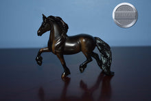 Load image into Gallery viewer, Brown/Black Friesian-Friesian Mold-Breyer Stablemate