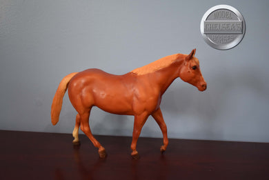Sorrel Quarter Horse Stock Horse Mare-Stock Horse Mare Mold-Breyer Traditional