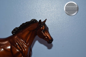 Harley D Zip-CUSTOM GLOSS-Loping Quarter Horse Mold-Breyer Traditional