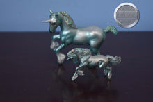 Load image into Gallery viewer, Seafoam-Fairytale Friends Series-Clydesdale Mold-Breyer Stablemate