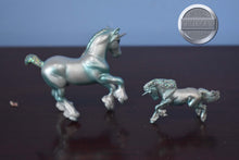 Load image into Gallery viewer, Seafoam-Fairytale Friends Series-Clydesdale Mold-Breyer Stablemate