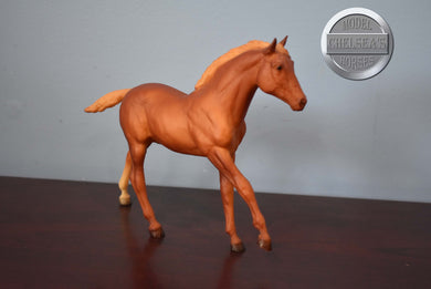 Sorrel Action Stock Horse Foal-Action Stock Horse Foal Mold-Breyer Traditional
