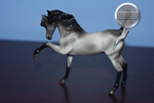 Load image into Gallery viewer, Grey Striking Arabian from Mystery Bag-Striking Arabian Mold-Breyer Stablemate