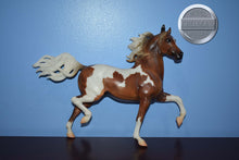 Load image into Gallery viewer, Pinto Arabian Stallion-JCP Exclusive-Huckleberry Bey Mold-Breyer Traditional