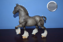 Load image into Gallery viewer, Grey Shire with Blue Bobs-Breyer Classic