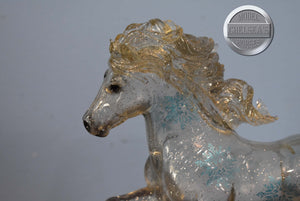 Jol-Clear Variation-Holiday Exclusive-Icelandic Pony Mold-Breyer Traditional