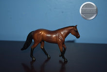 Load image into Gallery viewer, Bay Quarter Horse-Loping Quarter Horse Mold-Breyer Stablemate