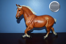 Load image into Gallery viewer, Belgian Mare-Palomino on Wixom Mold-Breyer Traditional