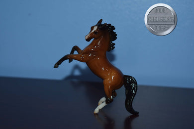 Zahrat-Stablemate Club Exclusive-Rearing Arabian Mold-Breyer Stablemate