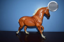 Load image into Gallery viewer, Belgian Mare-Palomino on Wixom Mold-Breyer Traditional