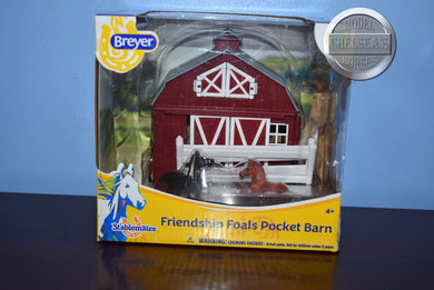 Friendship Foals Pocket Barn-New in Package-Breyer Stablemate