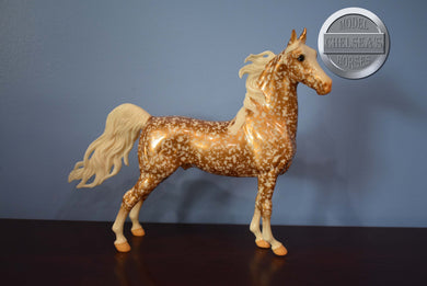 30th Anniversary Gold Florentine-American Saddlebred Stallion Mold-Breyer Traditional