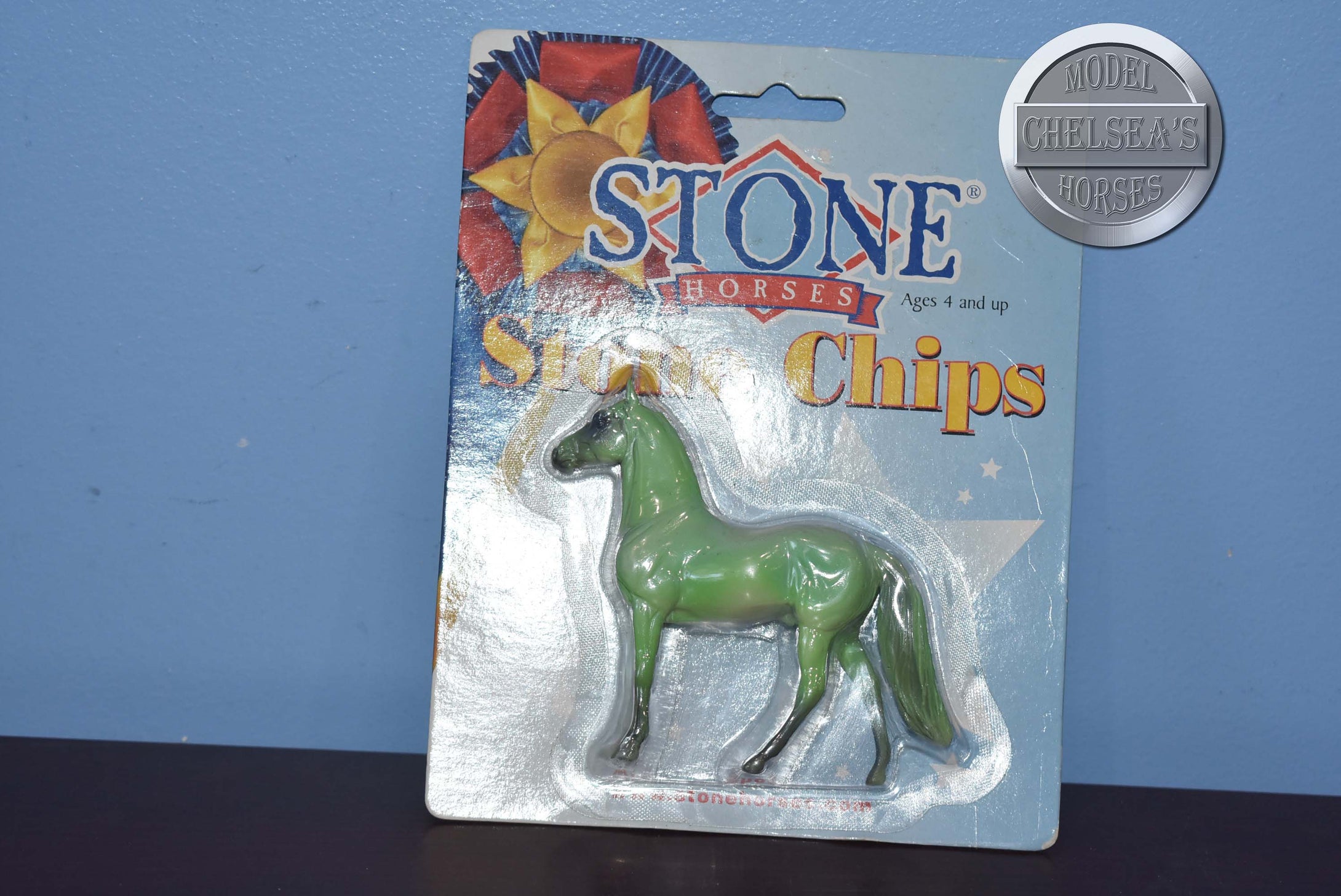 Green Morgan Horse-Chip-New in Package-Peter Stone