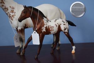 Surrey and Axle #3-Breyerfest Exclusive-Lady Phase and Action Stock Foal Mold-Breyer Traditional