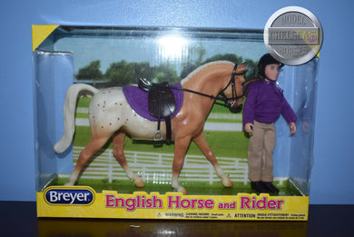 English Horse and Rider Set-New in Box-Breyer Classic