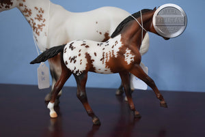 Surrey and Axle #3-Breyerfest Exclusive-Lady Phase and Action Stock Foal Mold-Breyer Traditional