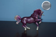 Load image into Gallery viewer, Purple Unicorn Croi-Mini Connemara Mare Mold-Breyer Stablemate
