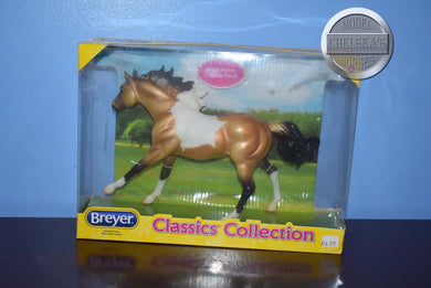 Buckskin Paint Stallion-American Quarter Horse Stallion Mold-New in Box-Breyer Classic