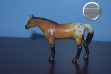 Load image into Gallery viewer, Appaloosa Buckskin-Standing Quarter Horse Mold-Breyer Stablemate