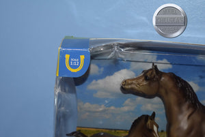 Grey Arabian and Foal-New in Box-Breyer Classic