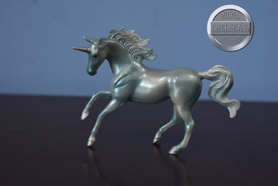 Blue Unicorn from Blind Bag Set-Marigold Mold-Breyer Stablemate