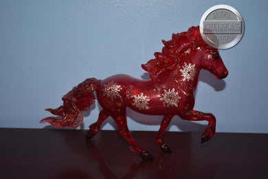 Jol-Red Version-Holiday Exclusive-Icelandic Pony Mold-Breyer Traditional