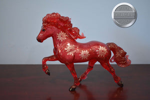 Jol-Red Version-Holiday Exclusive-Icelandic Pony Mold-Breyer Traditional