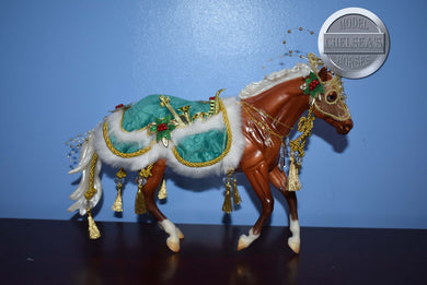 Minstrel-Holiday Exclusive-Loping Quarter Horse Mold-Breyer Traditional