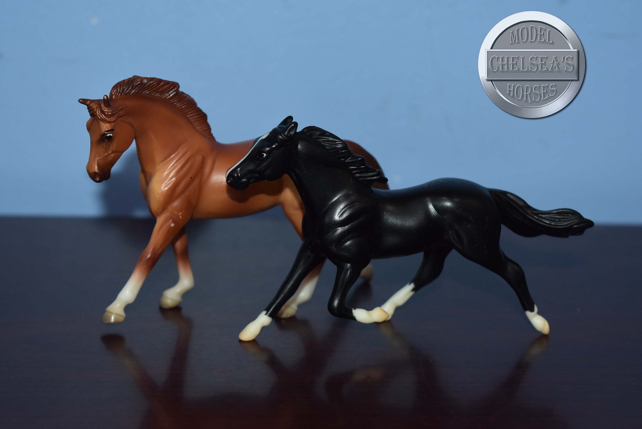 Lot of 2 Stablemate Bodies-Cantering Warmblood and Pacer-Breyer Stablemates