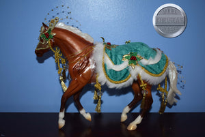 Minstrel-Holiday Exclusive-Loping Quarter Horse Mold-Breyer Traditional