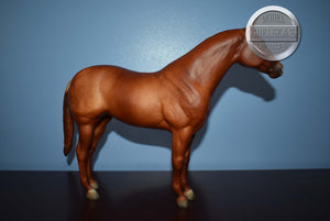 Offspring of Go Man Go-Ideal Quarter Horse Mold-Breyer Traditional