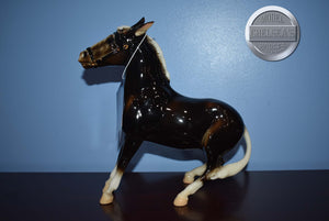 Dolly-Charcoal Balking Mule-Breyer Traditional