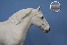 Load image into Gallery viewer, White Percheron-Roy Belgian Mold-Breyer Traditional