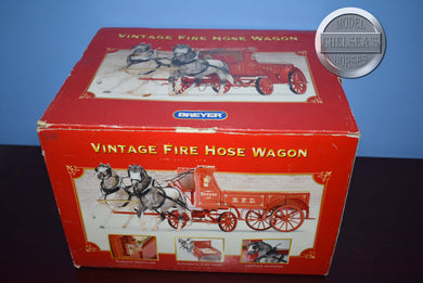 Vintage Fire Hose Wagon-with Box-Breyer Classic Scale with Accessories