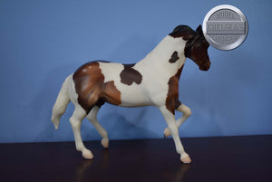 Bay and White Paint Let's Go Riding-Ranch Horse Mold-Breyer Traditional