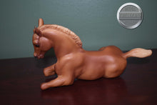 Load image into Gallery viewer, Chestnut Foal-From Adorable Horse Foal Set-Lying Foal Mold-Breyer Traditional