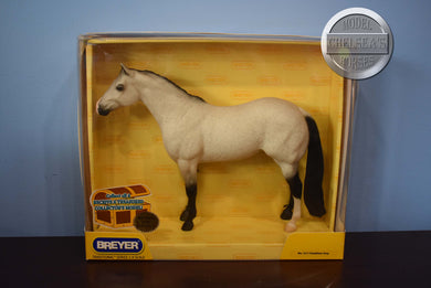Fleabitten Grey Long Tail Treasure Hunt-New in Box-Lady Phase Mold-Breyer Traditional