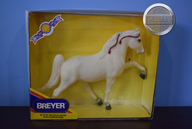 Grey Tennessee Walking Horse V-WCHE Exclusive-TWH Mold-Breyer Traditional