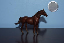 Load image into Gallery viewer, Dark Chestnut Silky Sullivan-Original on the Mold-Breyer Stablemate