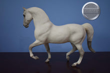 Load image into Gallery viewer, Pluto the Lipizzaner-Original on the Mold-Breyer Traditional