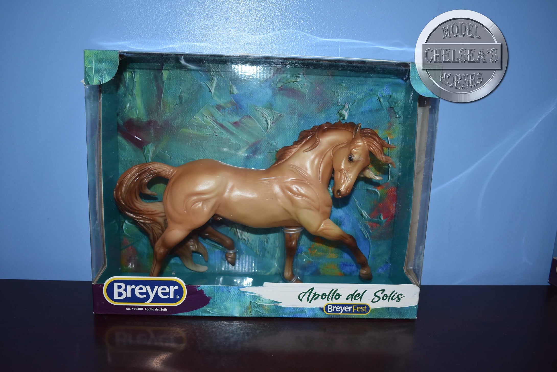 Apollo de Solis-Breyerfest Exclusive-Damaged Box-Esprit Mold-New in Box-Breyer Traditional